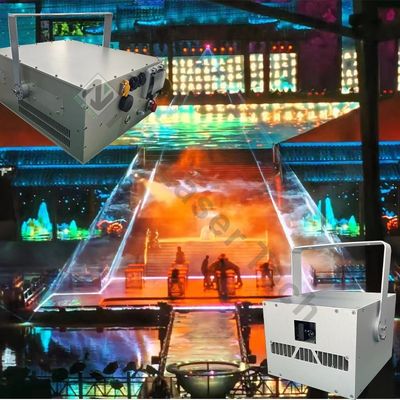 Decoração de casamento 10w RGB Projeto a laser de palco romântico profissional