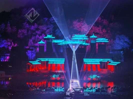 Decoração de casamento 10w RGB Projeto a laser de palco romântico profissional