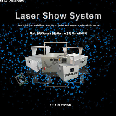 10°C-35°C Impressionante Espetáculo de Luz Laser Operação perfeita e estável Para Grandes Eventos