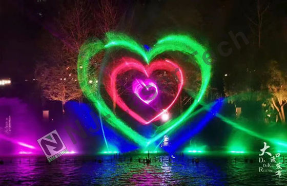 10°C-35°C Impressionante Espetáculo de Luz Laser Operação perfeita e estável Para Grandes Eventos