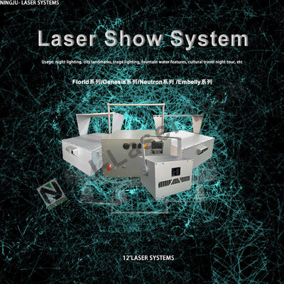 Alto Eficiência RGB Brilhante Laser Show Com Laser Color Verde personalizado