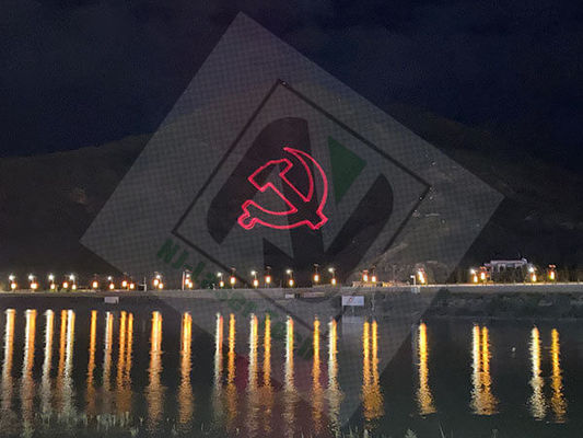 Fonte de luz LED de controlo remoto Iluminação de fonte a laser para exibição decorativa