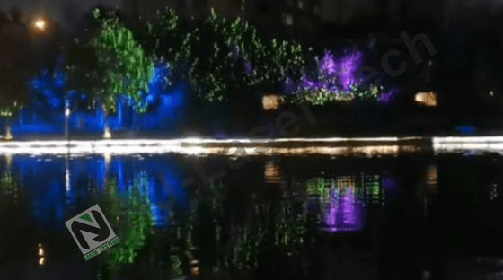 Multicolor Ajustável Color Light Show Dimensão ajustável para o grande mercado