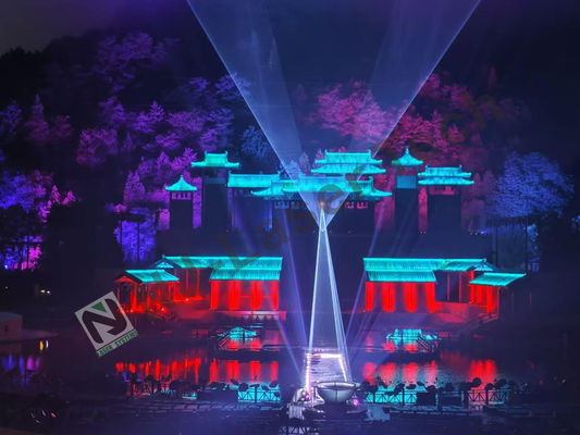 Iluminação para grandes eventos com iluminação impressionista de turismo 15W-40W liga de alumínio