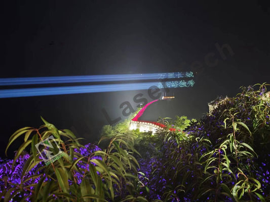 Sistema de iluminação a laser personalizável com Strobe 1-25Hz e certificações RoHS