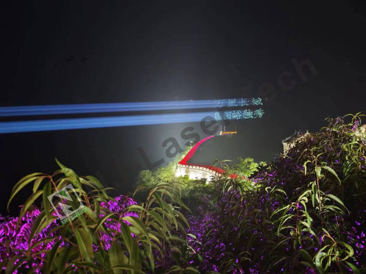 Iluminação de engenharia a laser com Strobe 1-25Hz DMX512 modo de controle e opções de montagem de suporte suspenso para industrial