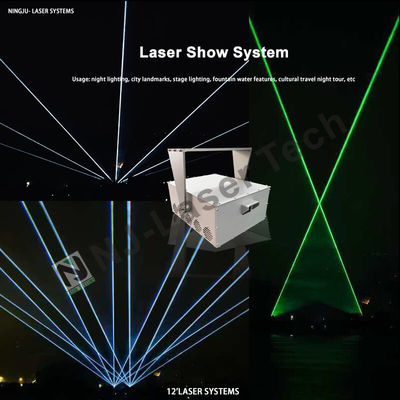Alto Eficiência RGB Brilhante Laser Show Com Laser Color Verde personalizado