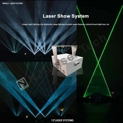 15W-30W Luz laser -40-60C/-40-80C 1,3mrad Feixe para ambientes de temperatura