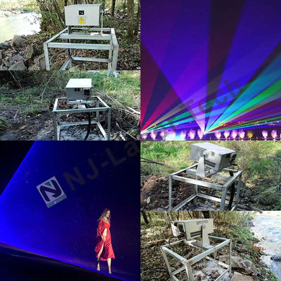 10°C-35°C Impressionante Espetáculo de Luz Laser Operação perfeita e estável Para Grandes Eventos