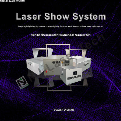 Iluminação a laser de alta tecnologia para concertos