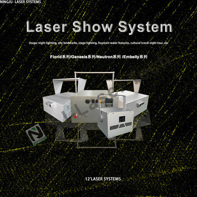 Iluminação a laser de alta tecnologia para concertos